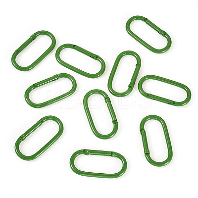 10Pcs Alloy Spring Gate Rings FIND-TA0009-25B-1