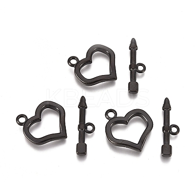 304 Stainless Steel Toggle Clasps Ion Plating(IP) STAS-L247-002EB-1