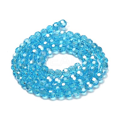 Transparent Glass Beads LS-EGLA-A035-T6mm-B08-1