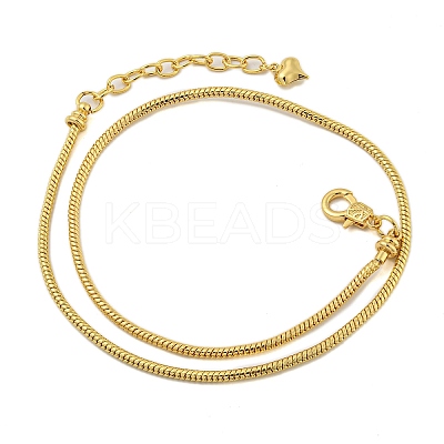 Rack Plating Brass Round Snake Chain Necklaces NJEW-Q345-01G-1