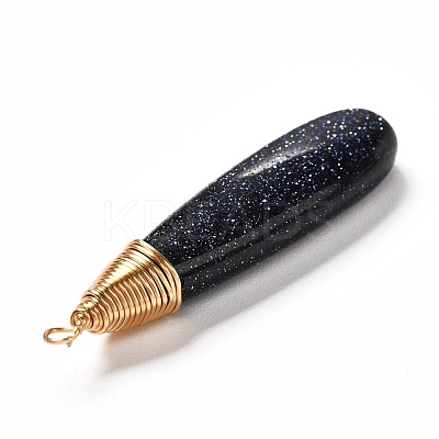 Natural & Synthetic Mixed Stone Pendants PALLOY-JF00893-1
