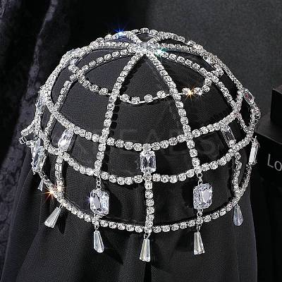Alloy Rhinestone Headbands for Women AJEW-WH20020-241P-1