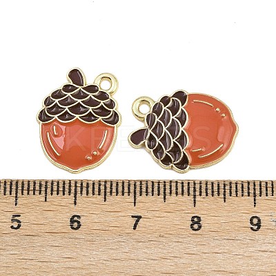 Thanksgiving Theme Alloy Enamel Pendants FIND-I065-04I-G-1