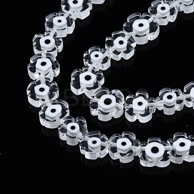 Handmade Lampwork Beads Strands X-LAMP-N023-002A-10-1