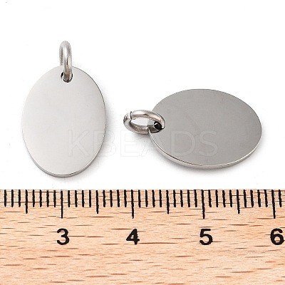 Non-Tarnish 304 Stainless Steel Stamping Blank Tag Pendants STAS-L022-182P-01-1
