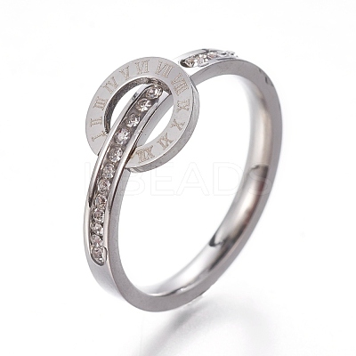 304 Stainless Steel Finger Rings RJEW-E158-07P-1