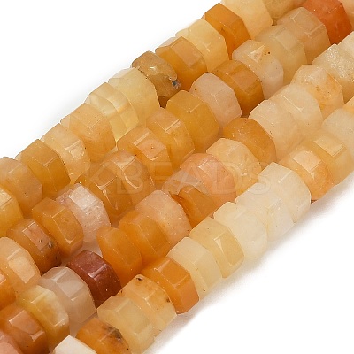 Natural Yellow Aventurine Beads Strands G-G317-A05-3x6mm-1
