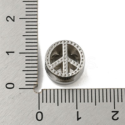 Tarnish Resistant 304 Stainless Steel Beads Rhinestone Settings STAS-A091-07P-1