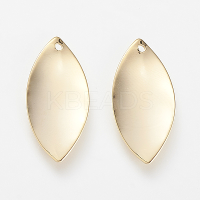 Real 18K Gold Plated Brass Pendants KK-R037-160G-1