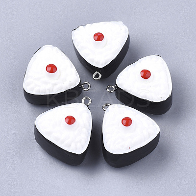 Resin Pendants X-RESI-T028-19-1