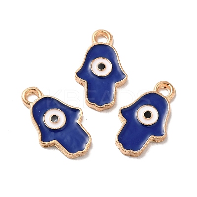 Alloy Enamel Charms ENAM-Q448-02LG-01-1