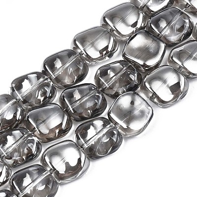 Electroplate Glass Beads Strand EGLA-S188-21-A01-1