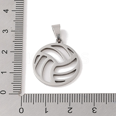 Non-Tarnish 201 Stainless Steel Pendants STAS-A094-02B-P-1