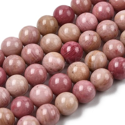 Natural Rhodonite Beads Strand GSR018-1