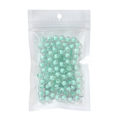 Transparent Acrylic Beads TACR-YW0001-03C-1