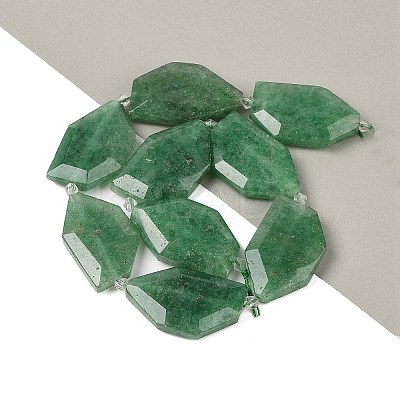 Natural Green Strawberry Quartz Beads Strands G-P548-A06-01-1