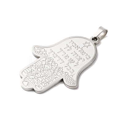 Non-Tarnish 304 Stainless Steel Pendants STAS-Z069-02P-1