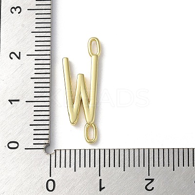 Rack Plating Brass Connector Charms KK-P245-07G-W-1