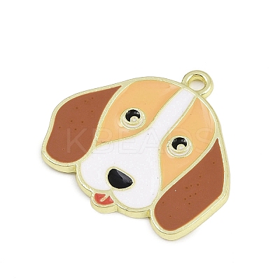 Alloy Enamel Pendants ENAM-I066-01G-03-1
