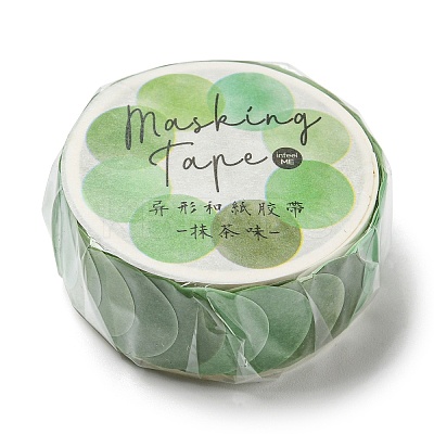 Round Adhesive Decorative Paper Tapes DIY-M052-01B-1