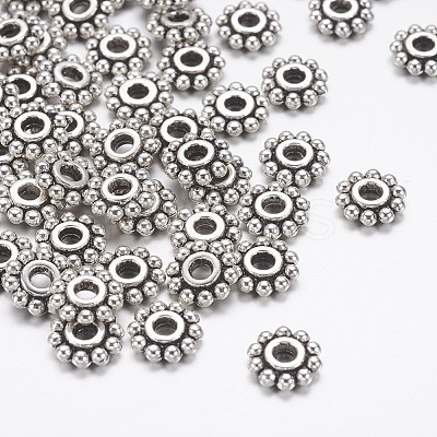 Gear Tibetan Style Alloy Spacer Beads LS-AB145-1