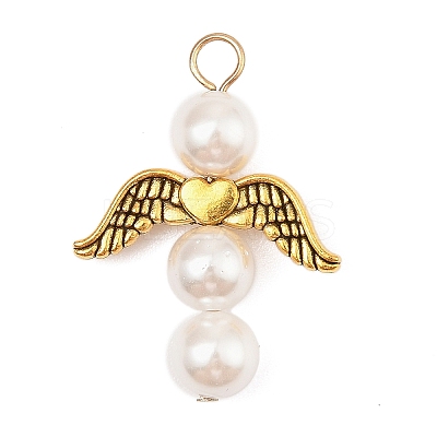 Shell Pearl Pendants PALLOY-JF02943-1