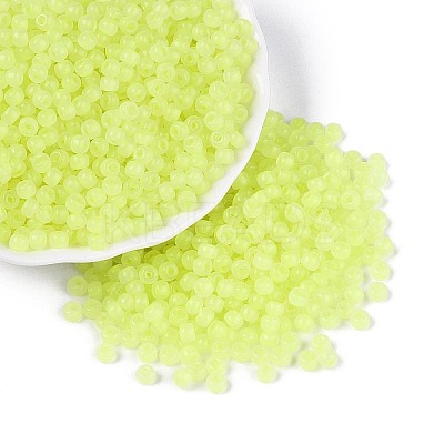 6/0 Transparent Inside Colours Glass Seed Beads SEED-N008-08U-1