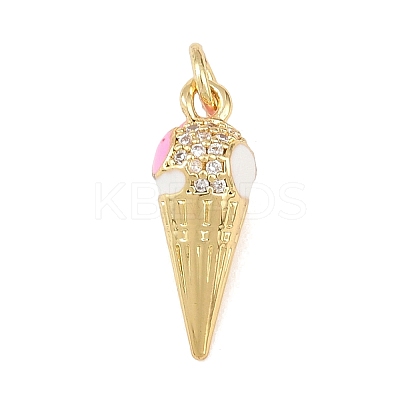 Brass Micro Pave Cubic Zirconia Pendants LS-KK-H525-07G-1