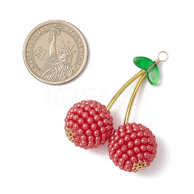 ABS Plastic Imitation Pearl Pendants PALLOY-JF03836-1