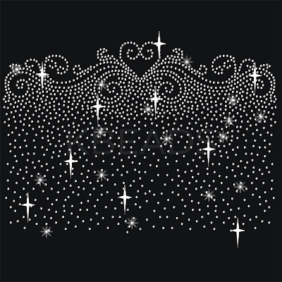 Glass Hotfix Rhinestone DIY-WH0303-271-1