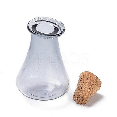 Glass Cork Bottles LS-AJEW-O032-01H-1