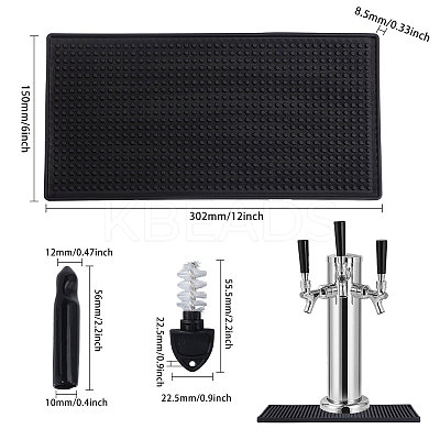 PVC Anti-Slip Table Mat AJEW-GO0001-51-1