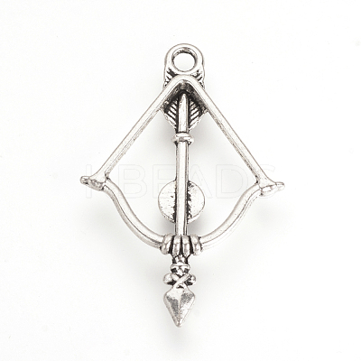 Tibetan Style Alloy Pendants X-TIBEP-Q064-130AS-RS-1