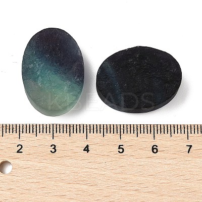Natural Fluorite Cabochons G-K338-38B-04-1