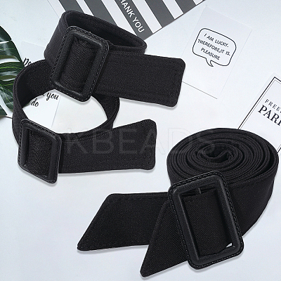 3Pcs 2 Styles Polyester Belts AJEW-GF0011-30A-1
