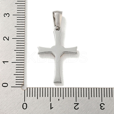 Ion Plating(IP) 304 Stainless Steel Cubic Zirconia Pendants STAS-C102-05GP-1