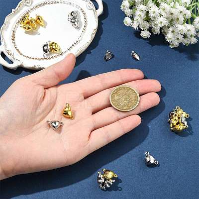 10 Bags Alloy Magnetic Clasps with Loops FIND-FS0004-88P-1
