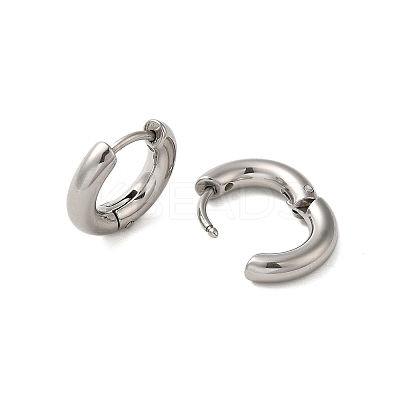 Non-Tarnish 304 Stainless Steel Hoop Earrings EJEW-P177-P-26-1