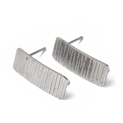 Non-Tarnish 304 Stainless Steel Stud Earring Finding STAS-B034-08P-1