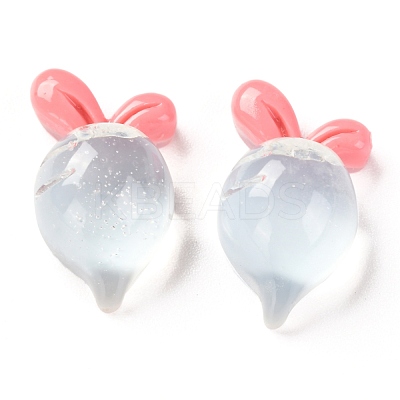 Transparent Resin Cabochons CRES-J046-02D-1