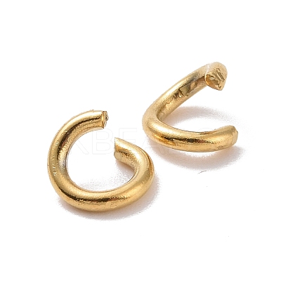 Ion Plating(IP) 304 Stainless Steel Open Jump Rings A-STAS-F084-27G-A-1