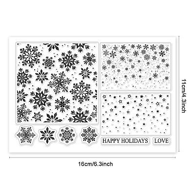 Custom Summer Theme PVC Plastic Clear Stamps DIY-WH0631-0443-1