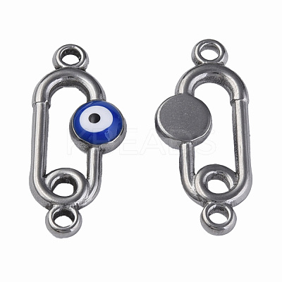 304 Stainless Steel Enamel Connector Charms STAS-N087-63-03P-1