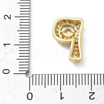 Brass Micro Pave Cubic Zirconia Pendants KK-A300-02G-P-1