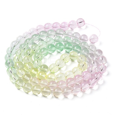Baking Paint Transparent Glass Beads X1-DGLA-M001-10mm-01-1