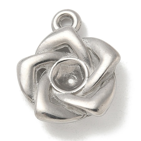 Anti-Tarnish 304 Stainless Steel Pendants STAS-Q334-17P-1