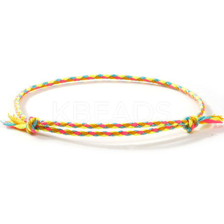 Bohemian Cotton Cord Braided Bracelets IT3177-21-1