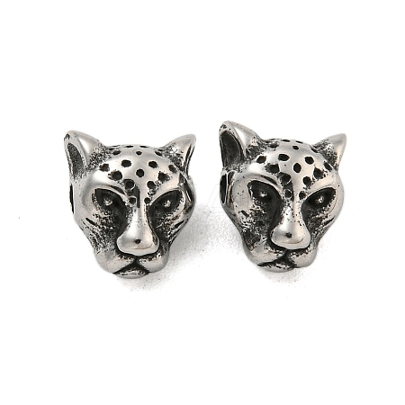 Animal 304 Stainless Steel Beads STAS-E214-11AS-06-1