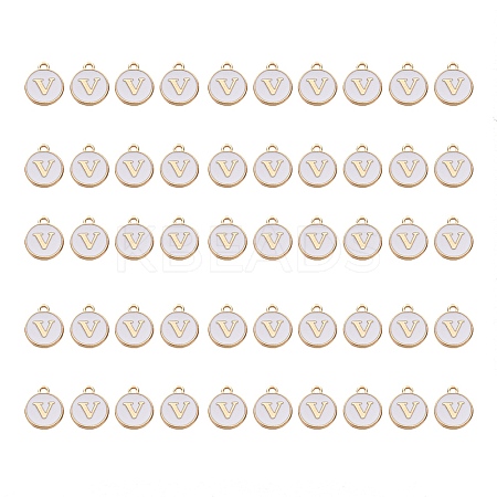 Golden Plated Alloy Charms ENAM-SZ0001-25A-V-1
