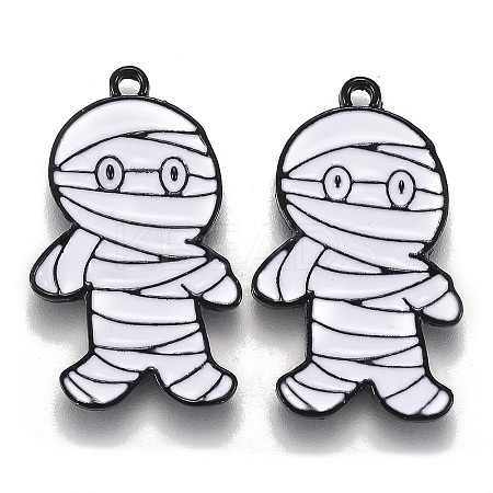 Halloween Theme Alloy Enamel Pendants LS-ENAM-J649-09B-1